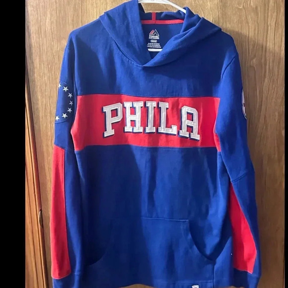 NBA Philadelphia 76ers Colorblock Hoodie - Picture 1 of 5